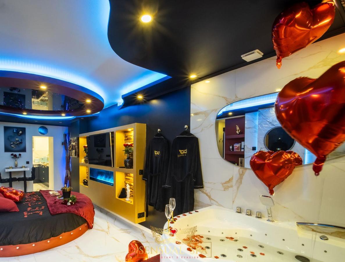 Sensual Spa- Love Room Jacuzzi Hammam Terrasse Нанси Экстерьер фото